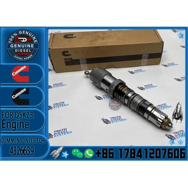 Common rail injector fuel injecto 4088427 4326639 4326779 for QSK23 Excavator QSK23 QSK45 QSK60