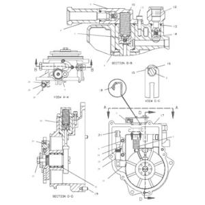 4T-3272 Engine 1T1426 Piston Lockup Clutch Cylinder Liner 4T3272 Piston As Ring 1T-1426