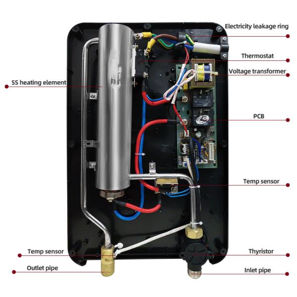 OEM Commercial Instant Tankless Hot Water Heater 8000W 240V / 220V