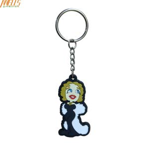 Wholesale Double Sided Rubber Key Chain Flexible Promotion Fun For Zip Puller from china suppliers