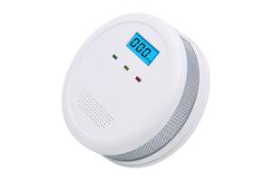 Wholesale Fire Detector Carbon Monoxide Alarm With Digital LCD Display And LED Index Light from china suppliers