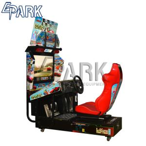 32 Inch Screen Racing Car Game Machine With Dynamic Steering Wheel And Seat