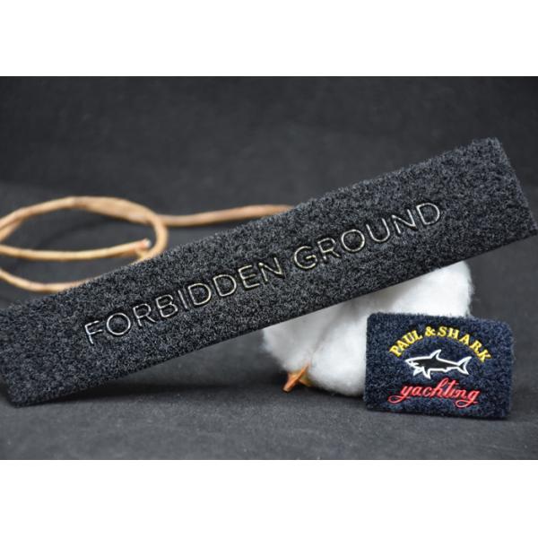 Quality OEKO Female Velcro Embossed Patches Hook And Loop Patches for sale