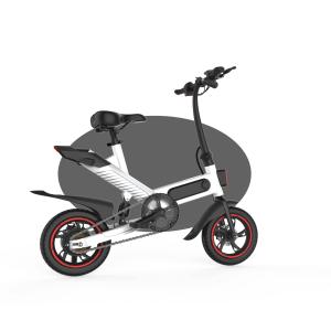 Lightweight Ladies Folding Bicycle , Compact Folding Power Assisted Bicycle