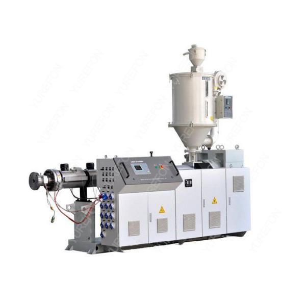Automatic Single Screw Plastic Extruder , Pipe Profile Sheet Film Extrusion