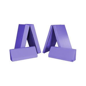 Purple Versatile Microsuede Fabric Foam Play Couch For Playroom