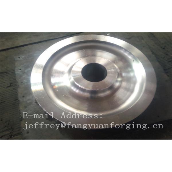 4140 42CrMo4 SCM440 Alloy Steel Rail Forged Wheel Blanks Quenching And Tempering