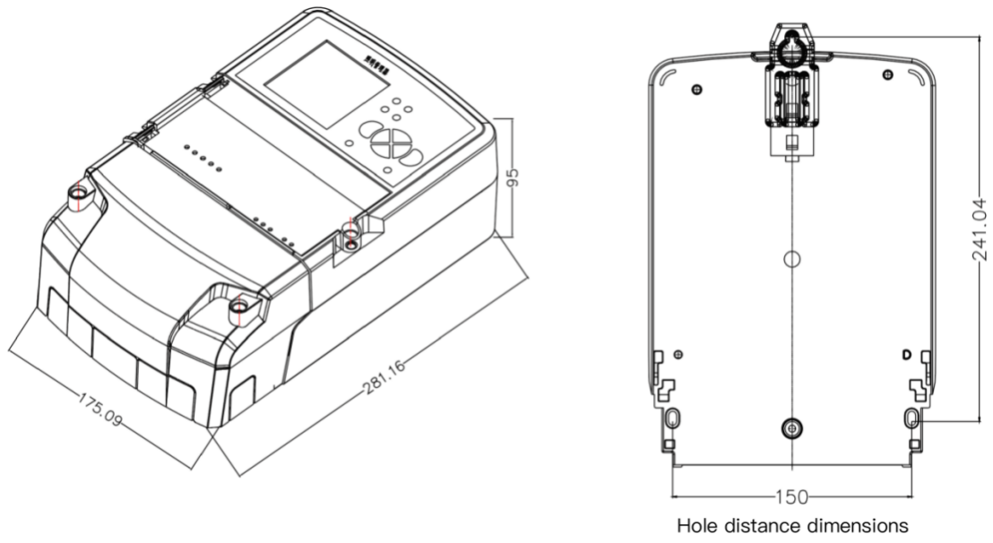 YL-C10 Lighting Centralized Manager product dimensions and size diagram