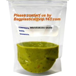 Liquids Pack, Sauce Press Seal Freezer Bag, Soup Stand Up Pouch Bag, Food