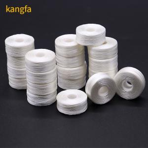 75d/2 Dyed Polyester Embroidery Thread Pre Wound Plastic Side Bobbins for