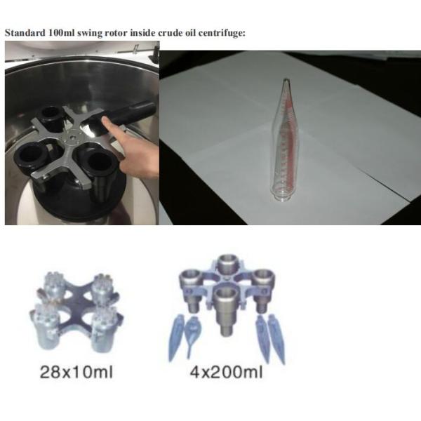 28x10ml 4x200ml 4x100ml Moisture Determining Centrifuge Machine For Crude Oil Testing