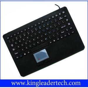 IP68 Waterproof Silicone Keyboard With Integrated Touchpad In USB Interface