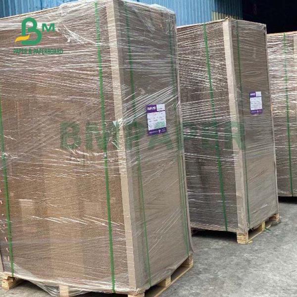 1.5mm 2mm Mixed Pulp Carton Gris Satinado For Folder Boxes 720 x 1020mm