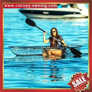 Wholesale small boat,PC canoe,transparent boat,clear kayak,pc boat,small vessel,pc kayak,new design boat-excellent water vehicle from china suppliers