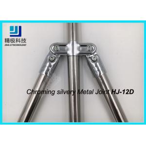 Double Angled Pivoting Joint Chrome Pipe Connectors For Capacity Flow Rack and