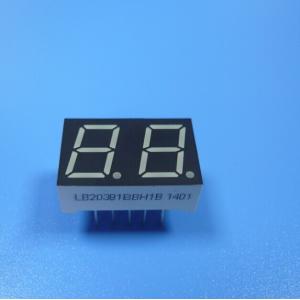 Dual Digit 7 Segment Numeric Display Various Colours Continuous Uniform Segments