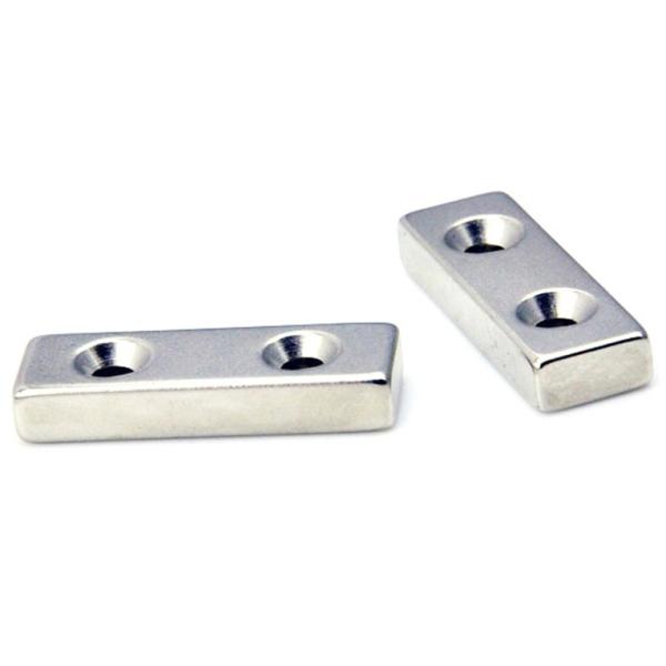 Quality Strong SmCo Samarium Cobalt Countersunk Magnet Screw Double Hole for sale