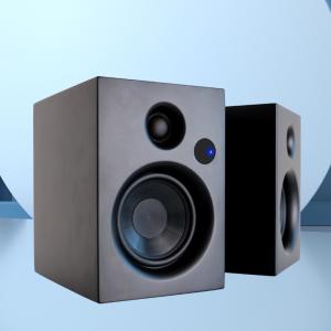AS30 Bluetooth Bookshelf Speaker with 60W Output and Remote Control