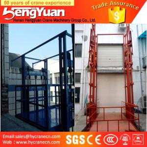 Wholesale Chinese economic guide rail chain cargo elevator from china suppliers