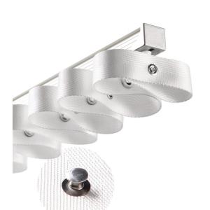 8cm S Wave Curtain Track Tuya Ripple Fold Curtain Track Aluminum