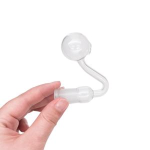 SGS FDA Transparent Inhale Borosilicate Glass Hookah Pipe