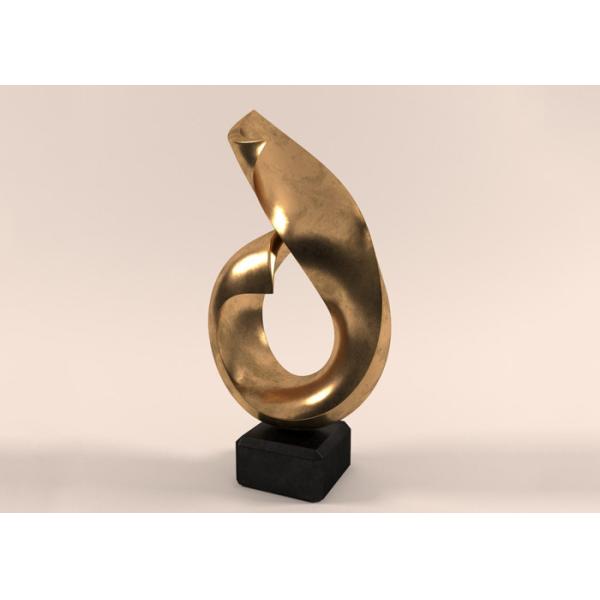 Indoor Decorative Modern Bronze Sculpture Artists Corrosion Stability Forging