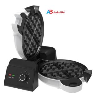 Anbolife Animal Shape Waffle Maker with Non-Stick Plates