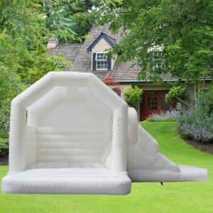 2024 Design White Mini Inflatable Bouncy Castle Combo Bounce with Custom Logo