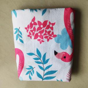 digital printed logo surf hooded poncho towel with pocket