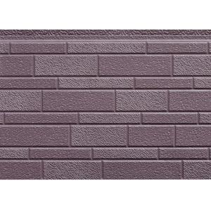 China Exterior Polystyrene Sandwich Wall Panel PPGI Metal Siding Thickness 10 - 16mm Width 380mm on sale