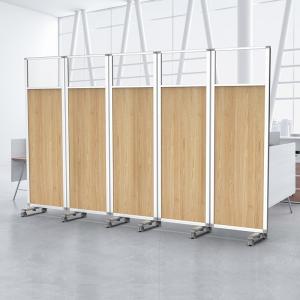 Customizable Conference Room Movable Wooden Operable Soundproof Folding