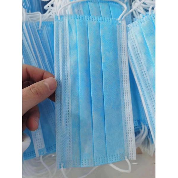 blue Anti Dust 3 ply Disposable Earloop Face Mask