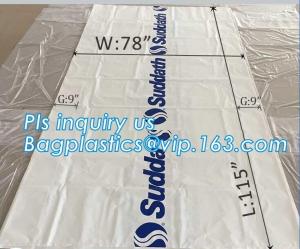 Wholesale top covers clear plastic window covers printed pallet covers, Jumbo PE Plastic Type Reusable Pallet Cover, Gusseted Side from china suppliers