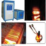 Induction heating machine for brazing tools, drill pipe, induction hardening