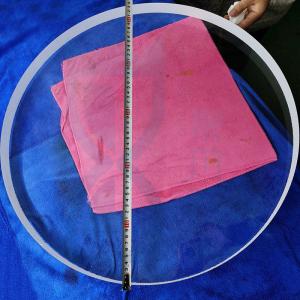 High Light Transmission Large Diameter Quartz Glass Disc Transparent Quartz