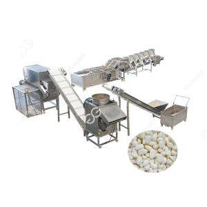 Automatic Garlic Peeling Line , Garlic Separating And Peeling Machine