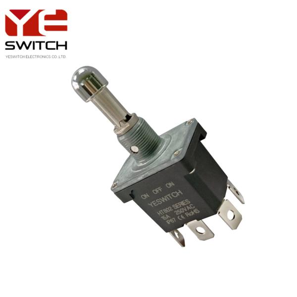 High Current Industrical Toggle Switch Metal Locking Handle For Cranes