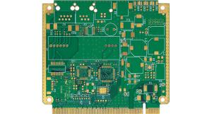 Security Surveillance Device Multilayer PCB Board OSP V0 60 * 37 Mm 10-layer PCB with Blind Via and Gold Fingers
