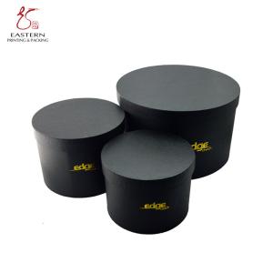 Luxury Round CMYK Printing Cardboard Boxes For Gift Packaging