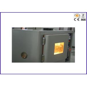 0.1s 150 Degree Fire Testing Equipment , Blanket Vertical Flammability Chamber