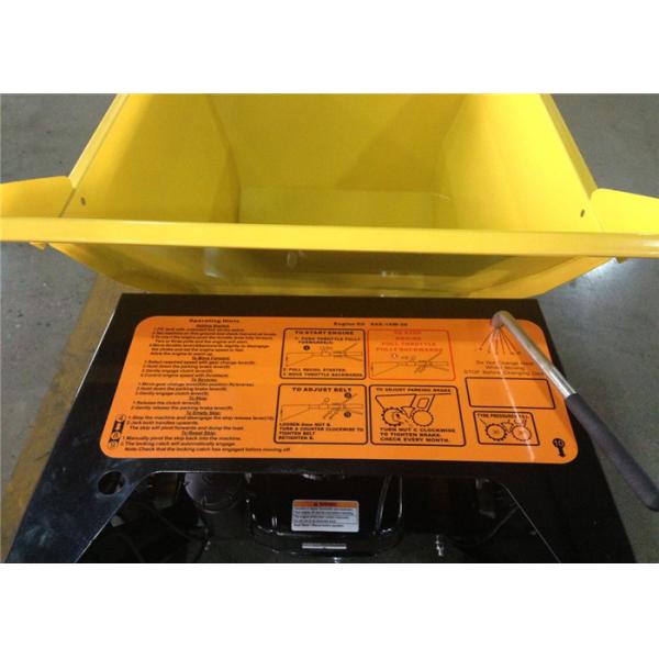 Building Construction Mini Concrete Dumper / 250kg Loading Capacity Powered Mechanical Wheelbarrow