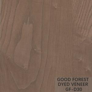 OEM Dyed ASH Grey Veneer Crown Cut / Straight / Irregular Texture Grain