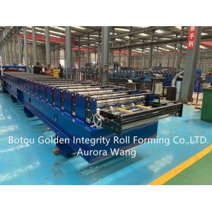 Zinc Roof Panel Roll Forming Machine 5.5 KW PLC Control System