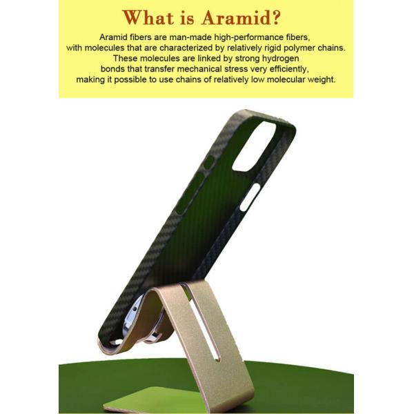 Aerospace Material Aramid Carbon Phone Case For iPhone 12 Pro Max