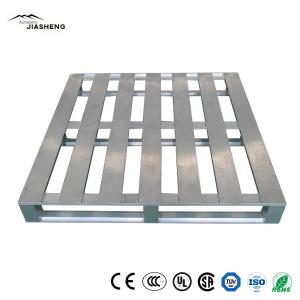 Wholesale Single/ Double Faced 4 Way Entry Load Capacity 1000kg Warehouse Metal Steel Pallets from china suppliers