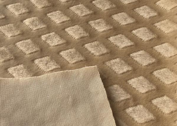 Warp Knitted Embossed 235gsm Velboa Material
