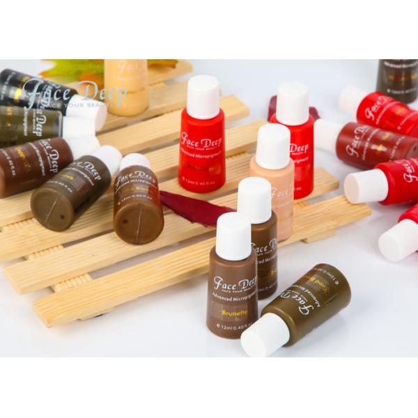 12ML Face Deep Semi Permanent Makeup Pigments , Micropigmentation Tattoo Ink