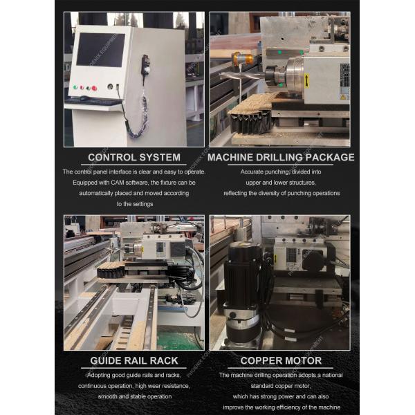 Fully Automatic CNC Slot Milling Machine for Hinge Opening Workpiece Width 600-1200mm