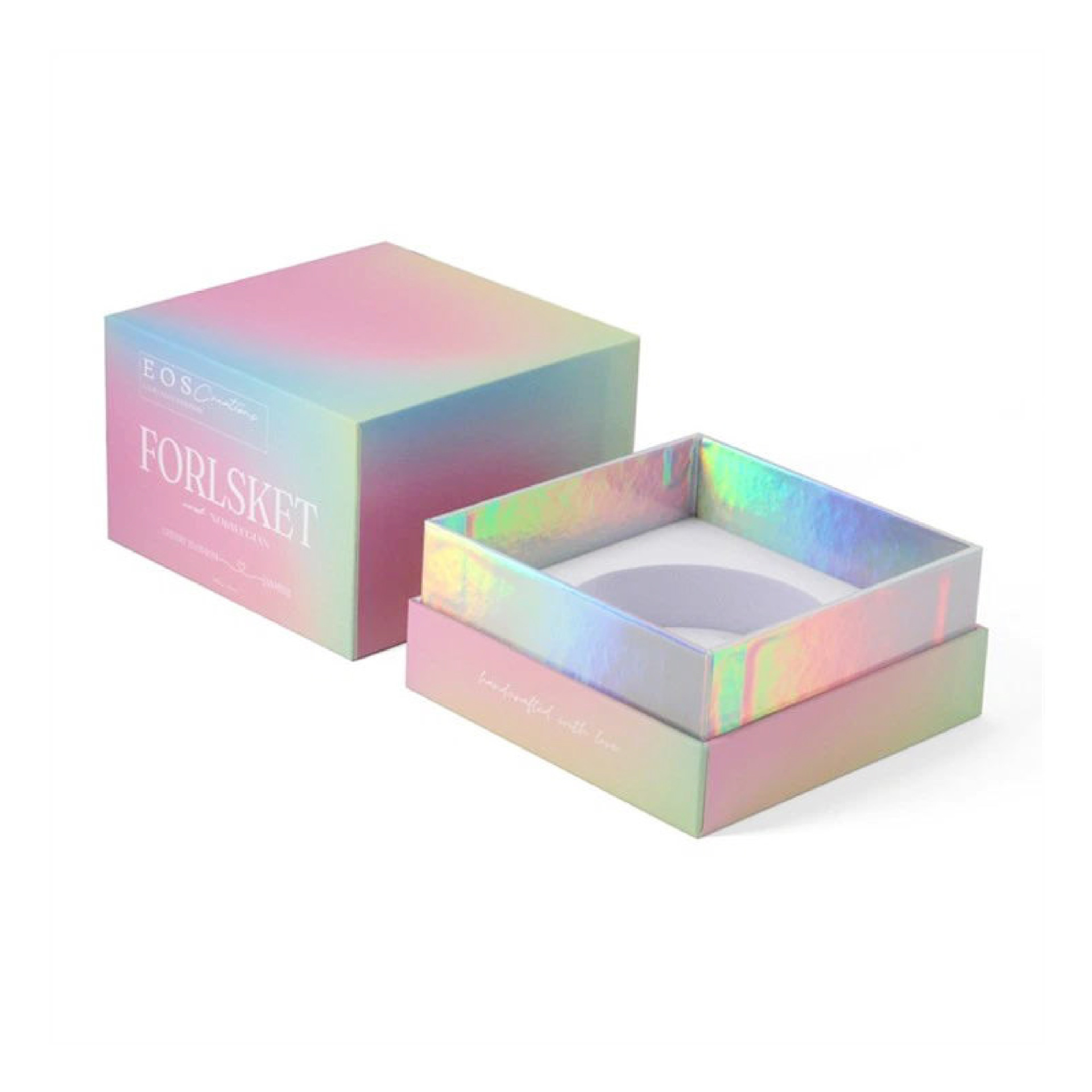 Window Cosmetic Packaging Box Incorporating Offset Printing and Paperboard for Stylish Cosmetic Product Packaging Needs