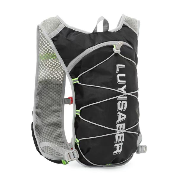 Plain Pattern Cotton Lining Outdoor Sports Backpack for Marathon Running and Trail Riding Features External Frame